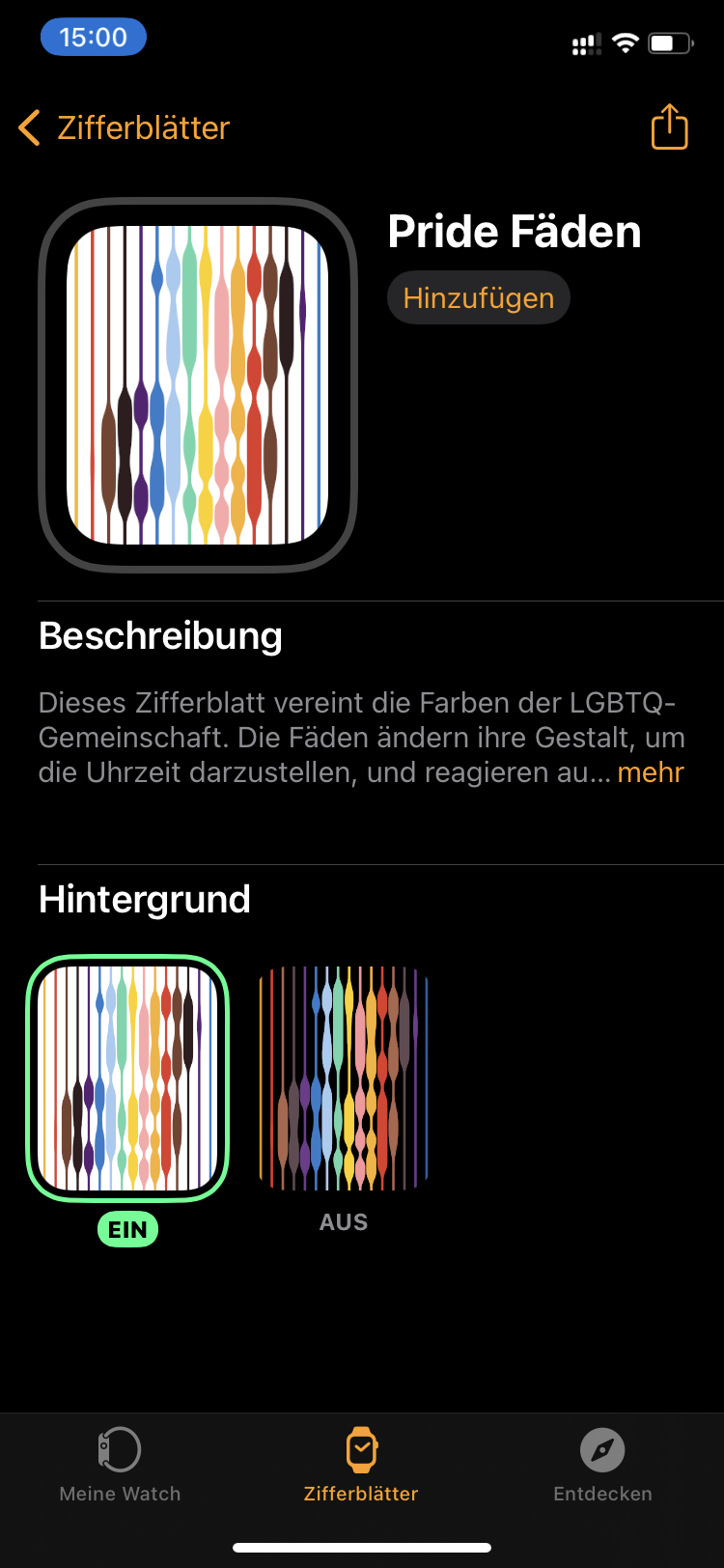 Apple veröffentlicht neue Pride-Version der Apple Watch