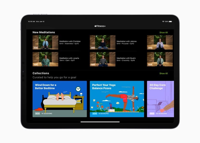 Apple stellt Collections und Fitness+ mit Verbesserungen vor
