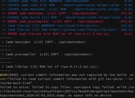 Docker-Container-Speicherplatzfreigabe mit Befehlen