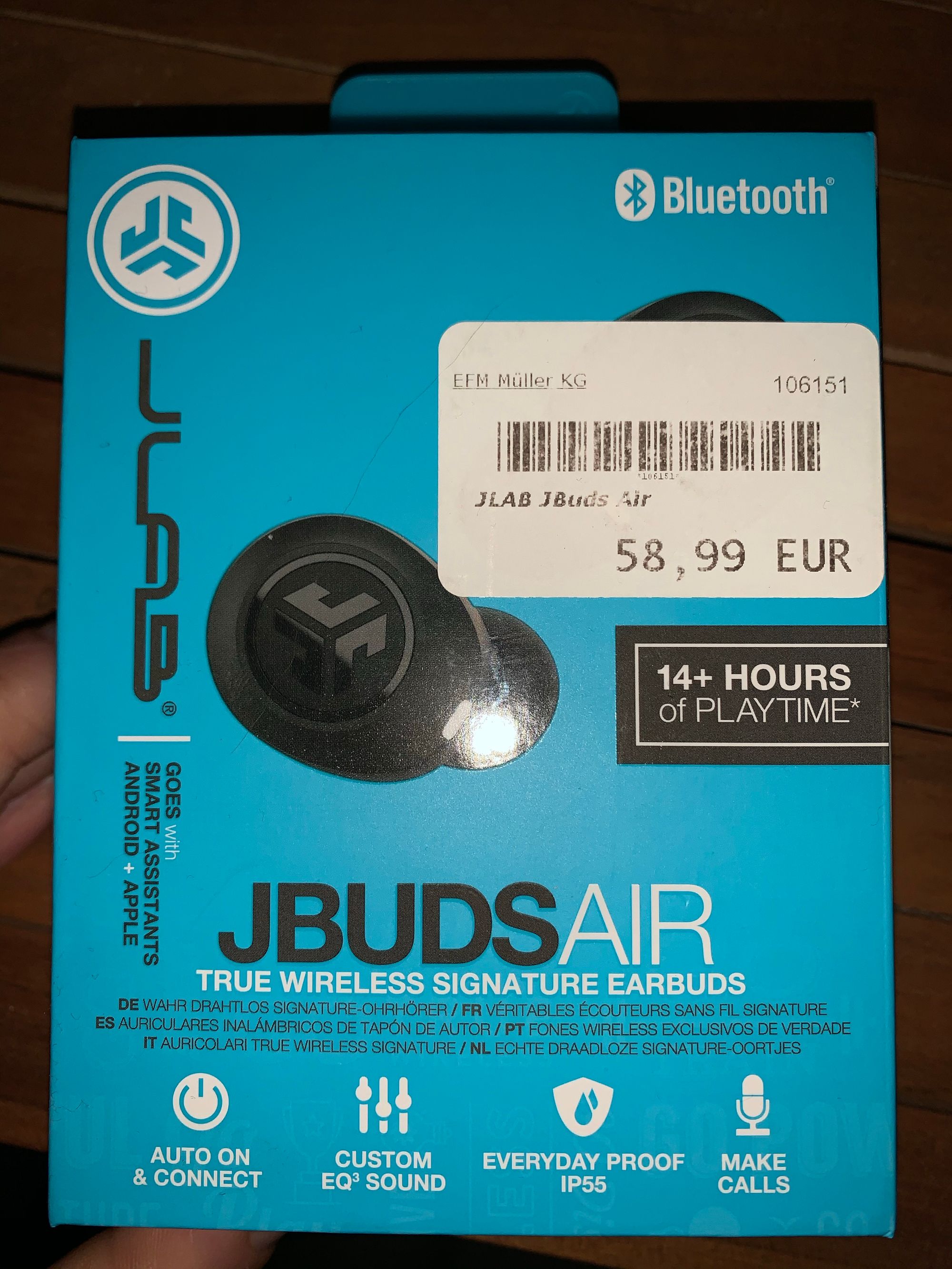 , JLAB JBuds Air Bluetooth Kopfhörer