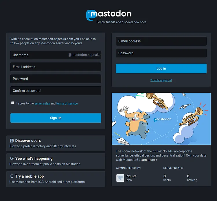 Mastodon, Netzpolitik Artikel über Mastodon