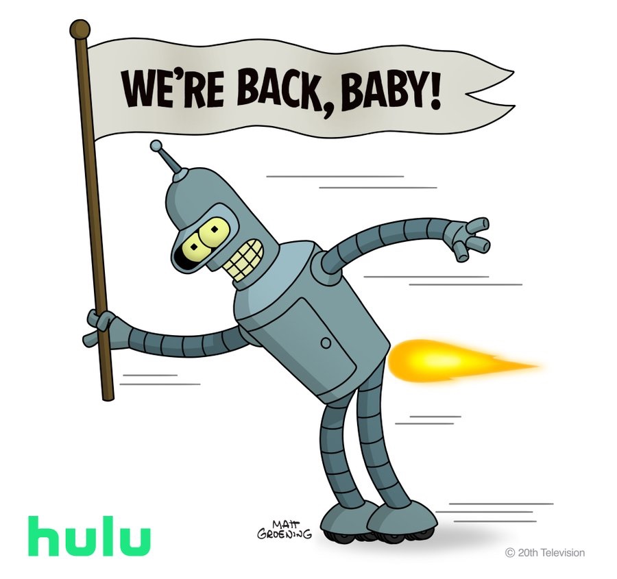 Bender in  der Serie Futurama