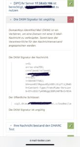 iCloud Email, iCloud Email mit DKIM Fehler auf iOS Geräten