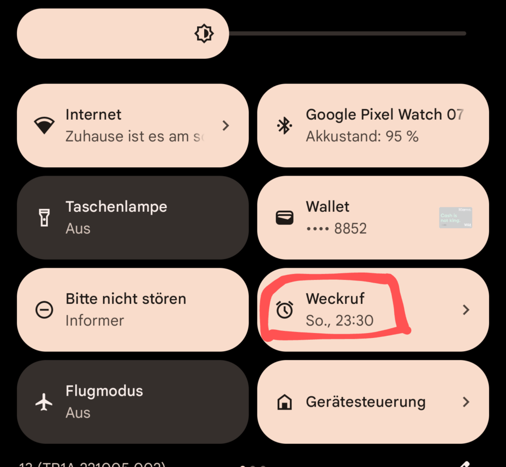 , Bug in Android 13 zeigt aktiven Alarm obwohl keiner aktiv ist