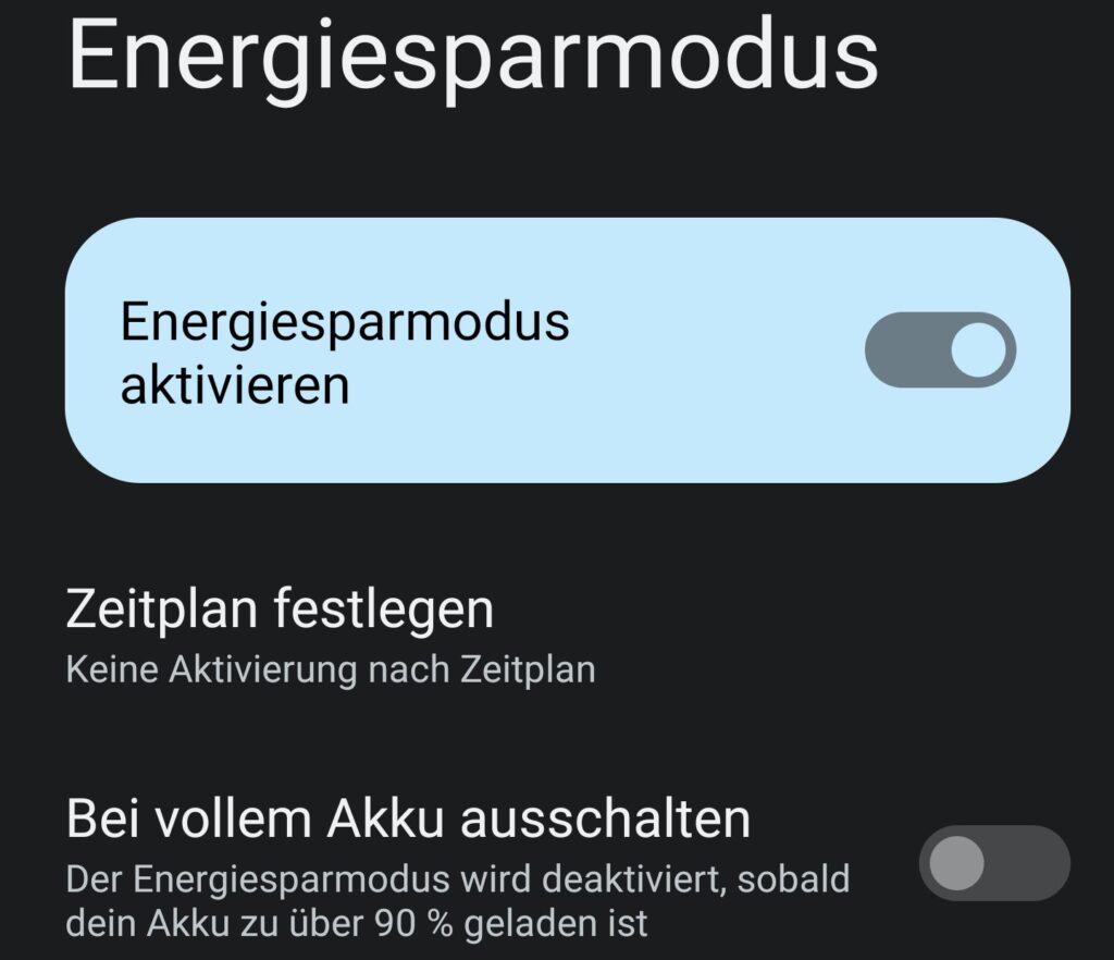 , Android 14 beta 3 mit verbesserten Energiesparmodus