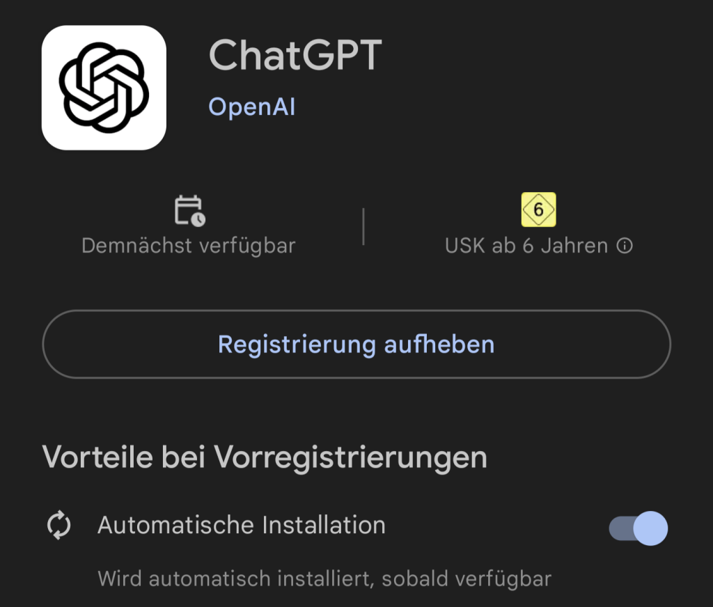 , ChatGPT App für Android: Die Beta-Version ist da!