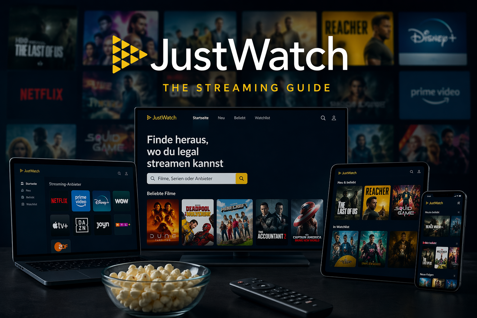 JustWatch – Streaming-Guide: Finde Filme & Serien einfach auf Netflix, Disney+ & Co.