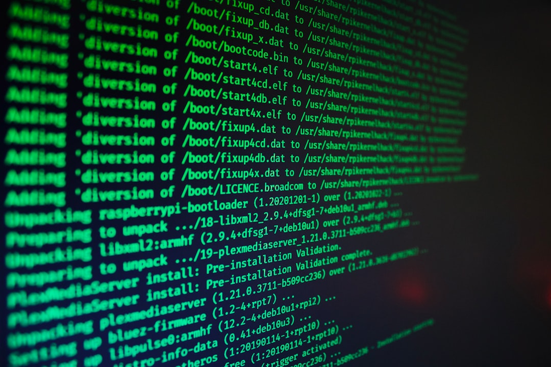 Terminalausgabe auf einem Linux-Server als Symbol für Dateirechte und Besitzer