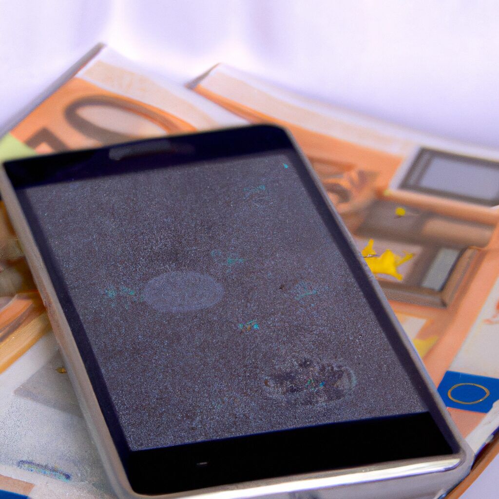Gerade ältere Menschen haben nicht so die Erfahrung im Umgang mit dem Rechner oder Smartphone, wenn hier noch das Online-Banking mit ins Spiel kommt, wird es meist zu kompliziert.
Smartphone liegt auf einem Bündel 50 € scheinen.